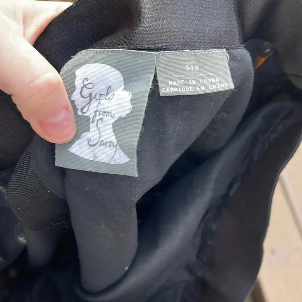 Girls from Savoy Anthropologie floral skirt size 6 - Picture 3 of 5